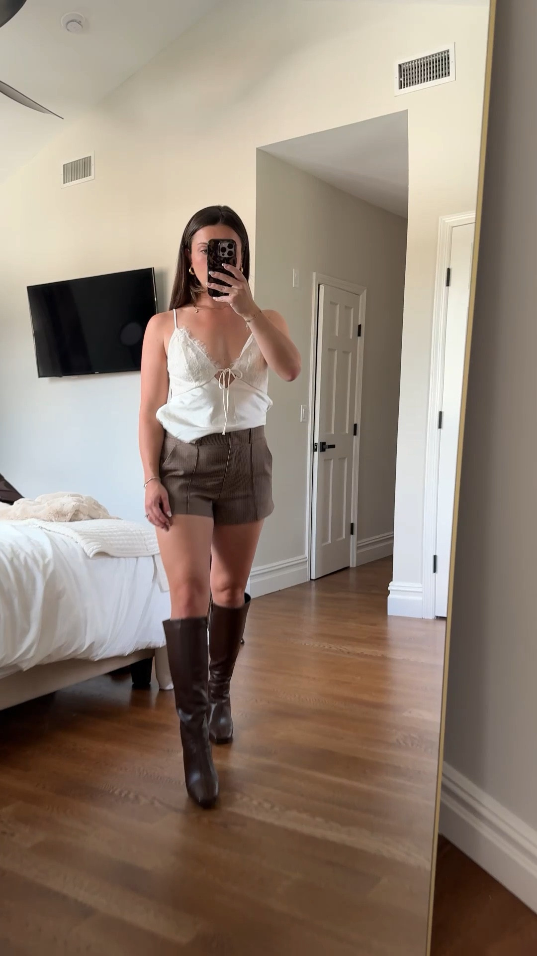 Mini shorts and lace top from Abercrombie 

#LTKSaleAlert #LTKStyleTip #LTKFallSale
