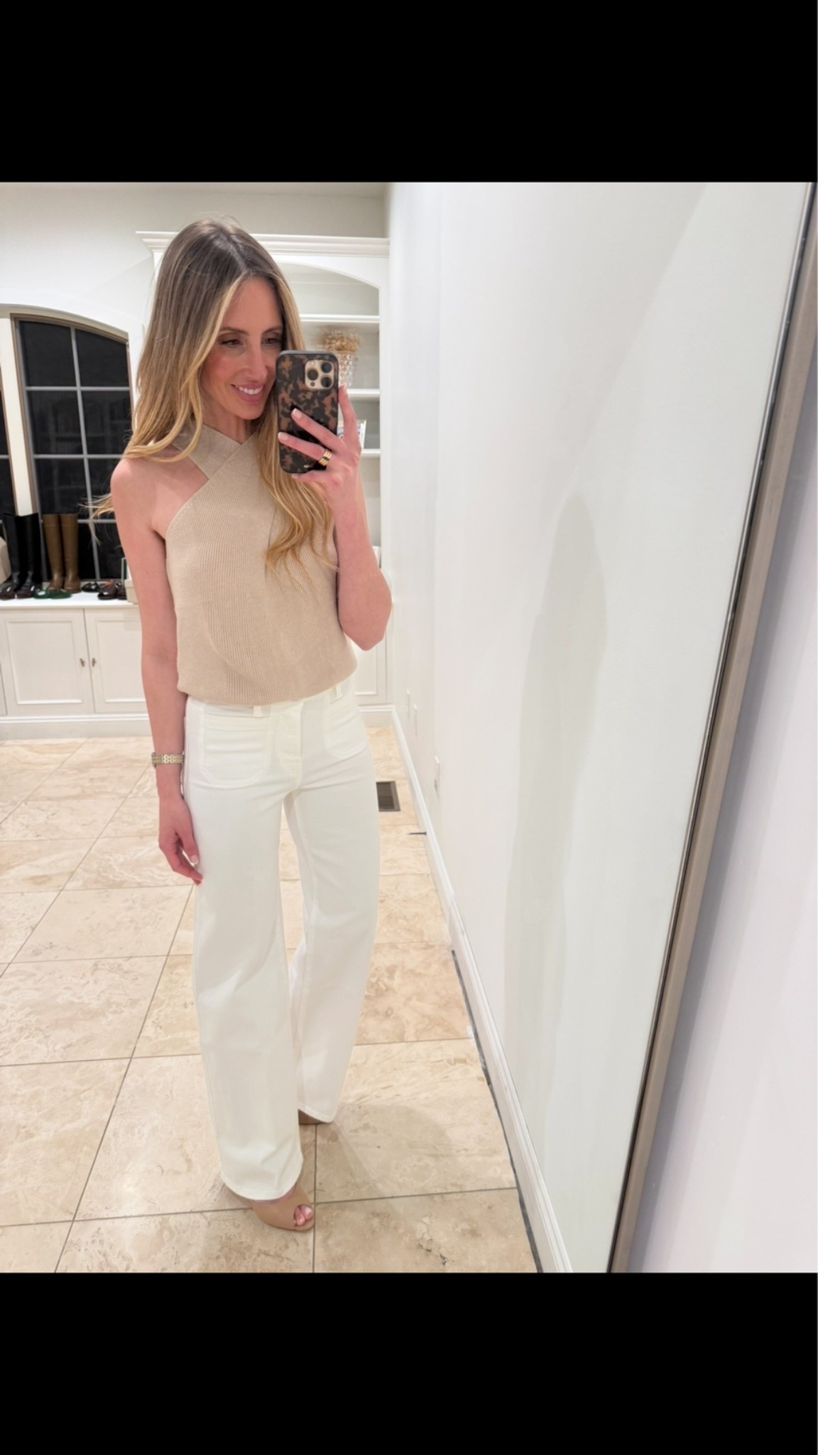 This top is so chic and I was surprised by how cute it looks on. These white denim jeans are so flattering!

Top: size small
Jeans: size 25
Shoes: size 8.5

#LTKootd #LTKdayinmylife #LTKmomlife