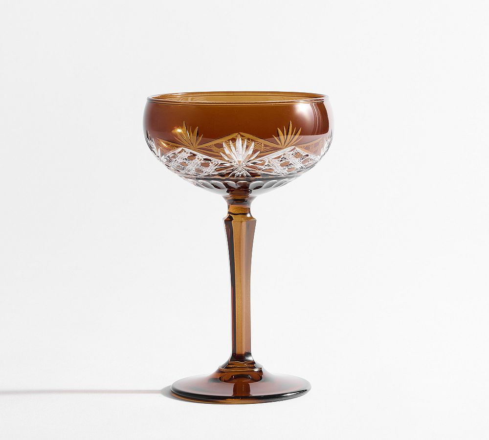 Antique Cut Coupe Glasses - Set of 4 | Pottery Barn (US)