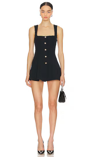 Hollis Romper in Black | Revolve Clothing (Global)