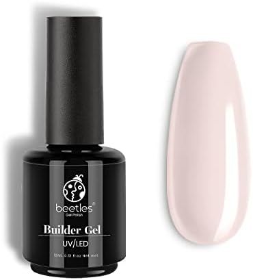 Beetles Gel Nail Polish Transparent Builder Gel for Nails 5 in 1 Cover Nude Translucent Builder and  | Amazon (US)