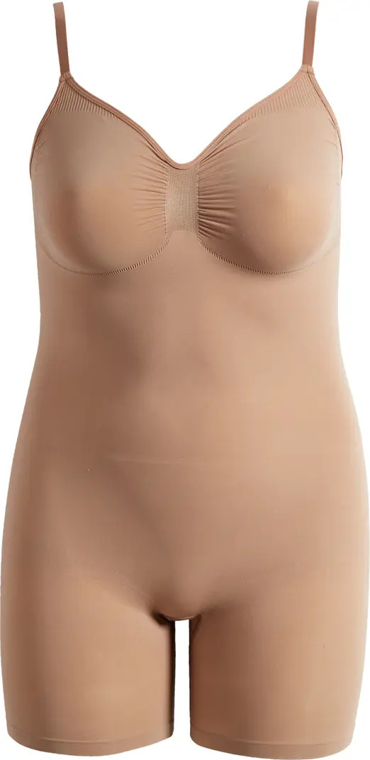 Seamless Sculpt Mid Thigh Bodysuit | Nordstrom