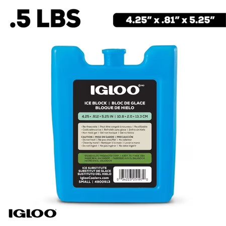 Igloo MaxCold Small Ice Freeze Block, Blue, Best Used for On-the-Go Snacks and Lunches to Keep Food Cool | Walmart (US)