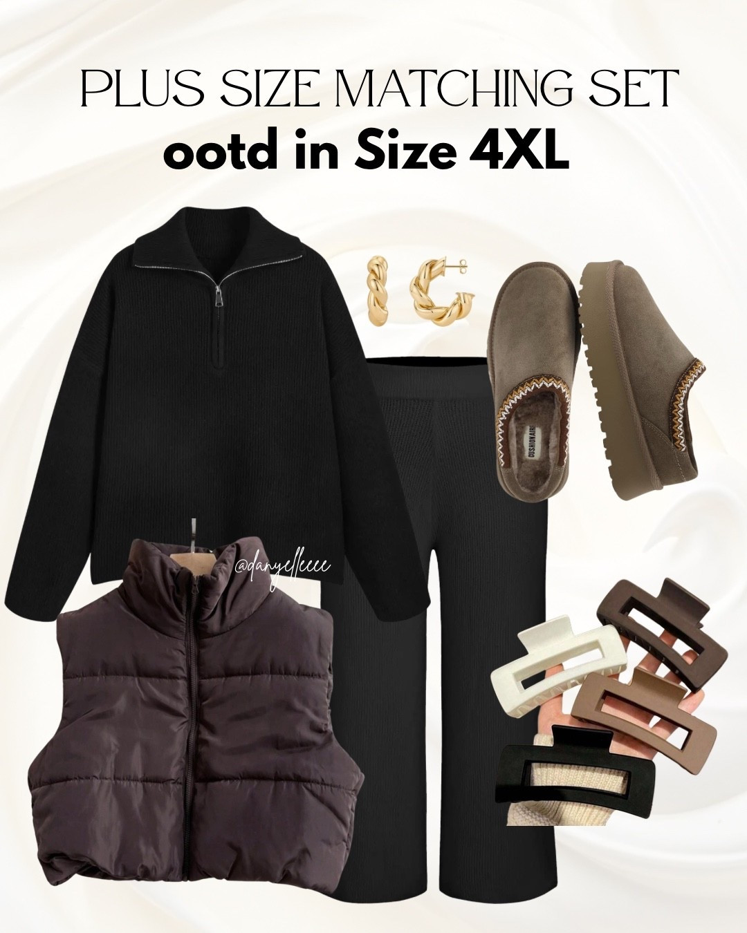 plus size matching lounge set + puffer vest in size 4XL 🪵🧸🍪

set - size 4x / size 26 
vest - size 4x / size 20 

perfect for cozy holiday or winter days, travel outfit, airport outfit, plus size, midsize, curvy ootd


#LTKOver40 #LTKSaleAlert #LTKPlusSize