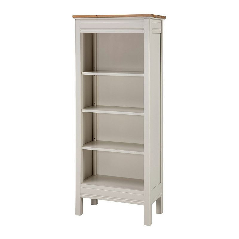 Alaterre Furniture Savannah Bookcase, Natural And Ivory | Kohl's