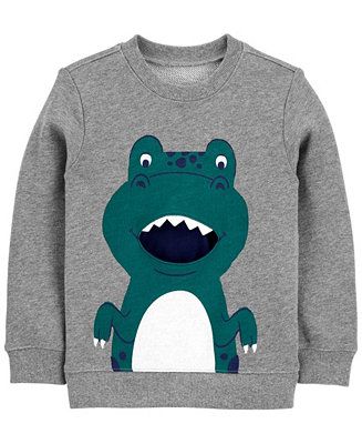 Carter's Toddler Boys Dinosaur French Terry Pullover & Reviews - Sweaters - Kids - Macy's | Macys (US)
