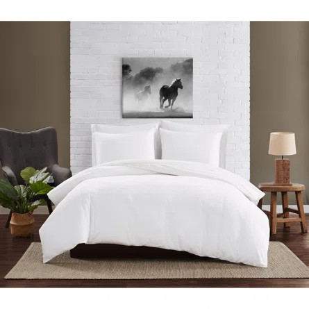 Cotton Denim Denim Comforter Set | Wayfair North America