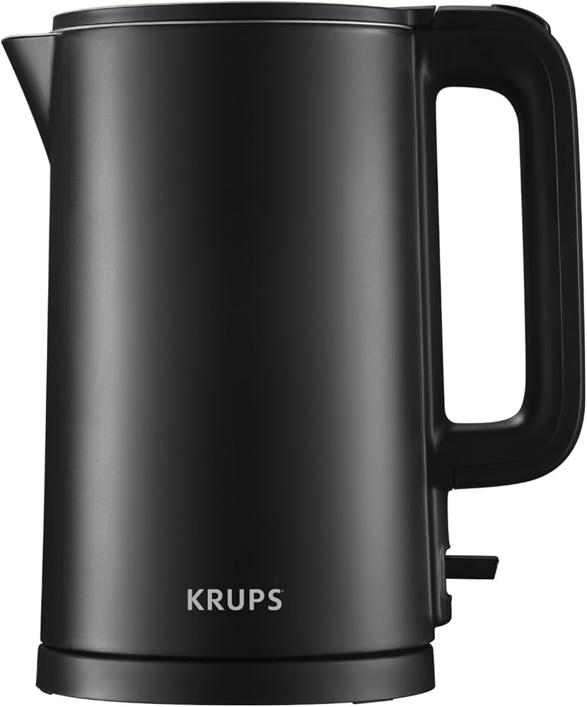 KRUPS 1.5L Electric Kettle Stainless Steel Cool Touch Interior, Fast Boiling, One Cup in 80 Secon... | Amazon (US)