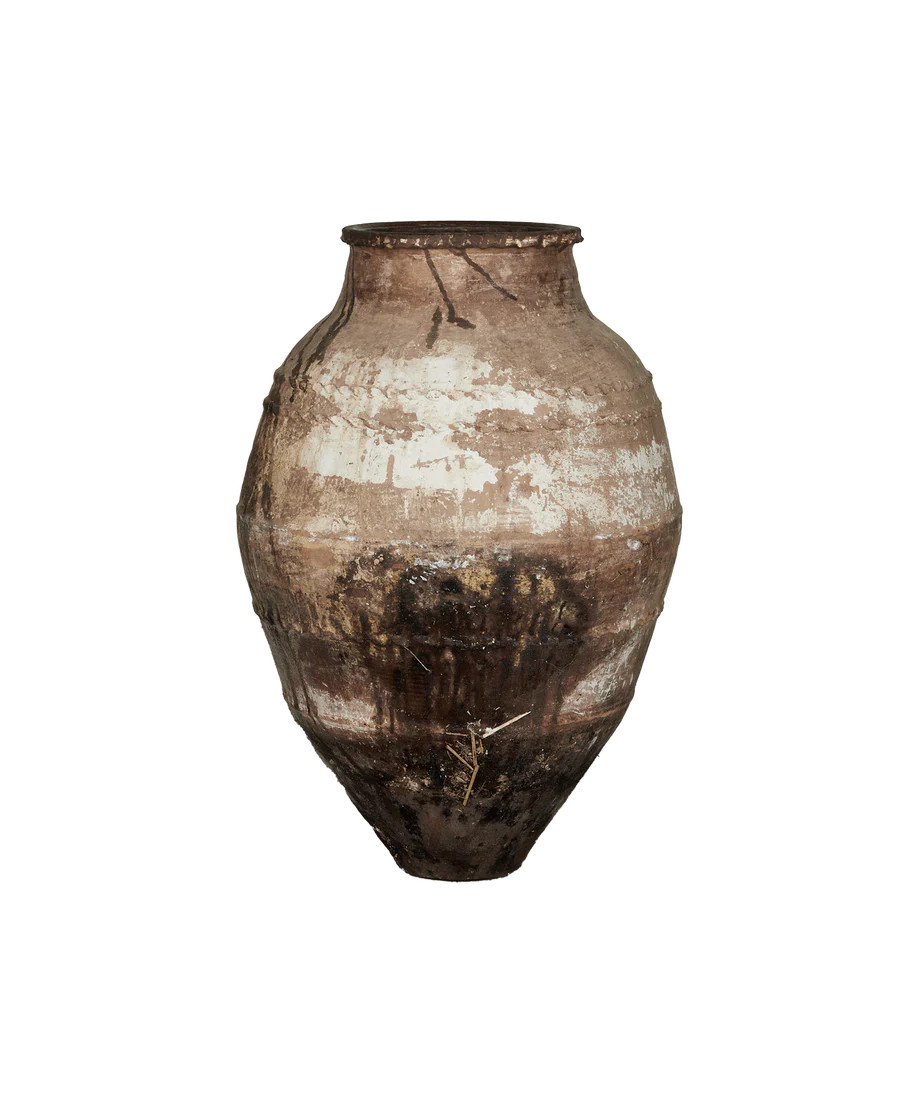 Olive Ateliers Antique Turkish Olive Jar - Pots, Pottery, and Planters | Olive Ateliers