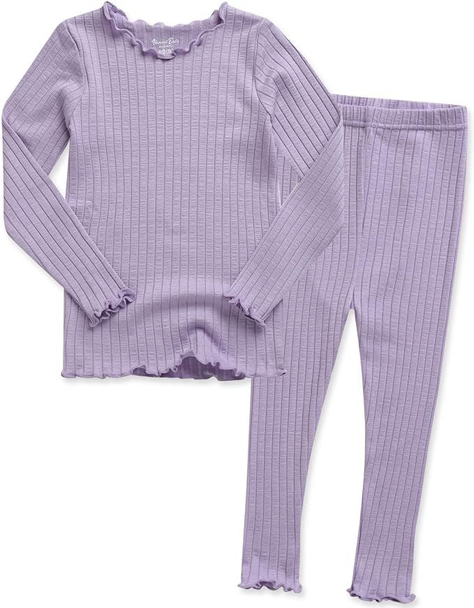 VAENAIT BABY 6M-12Y Kids Unisex Girls & Boys Soft Comfy Modal Tencel Shirring Sleepwear Pajamas 2... | Amazon (US)