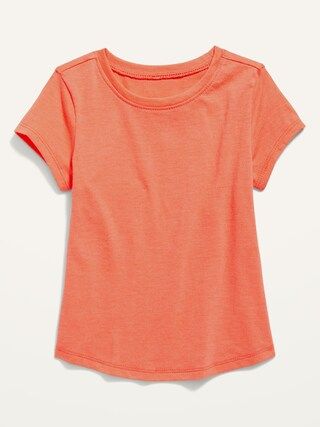 Garment-Washed Short-Sleeve T-Shirt for Toddler Girls | Old Navy (US)