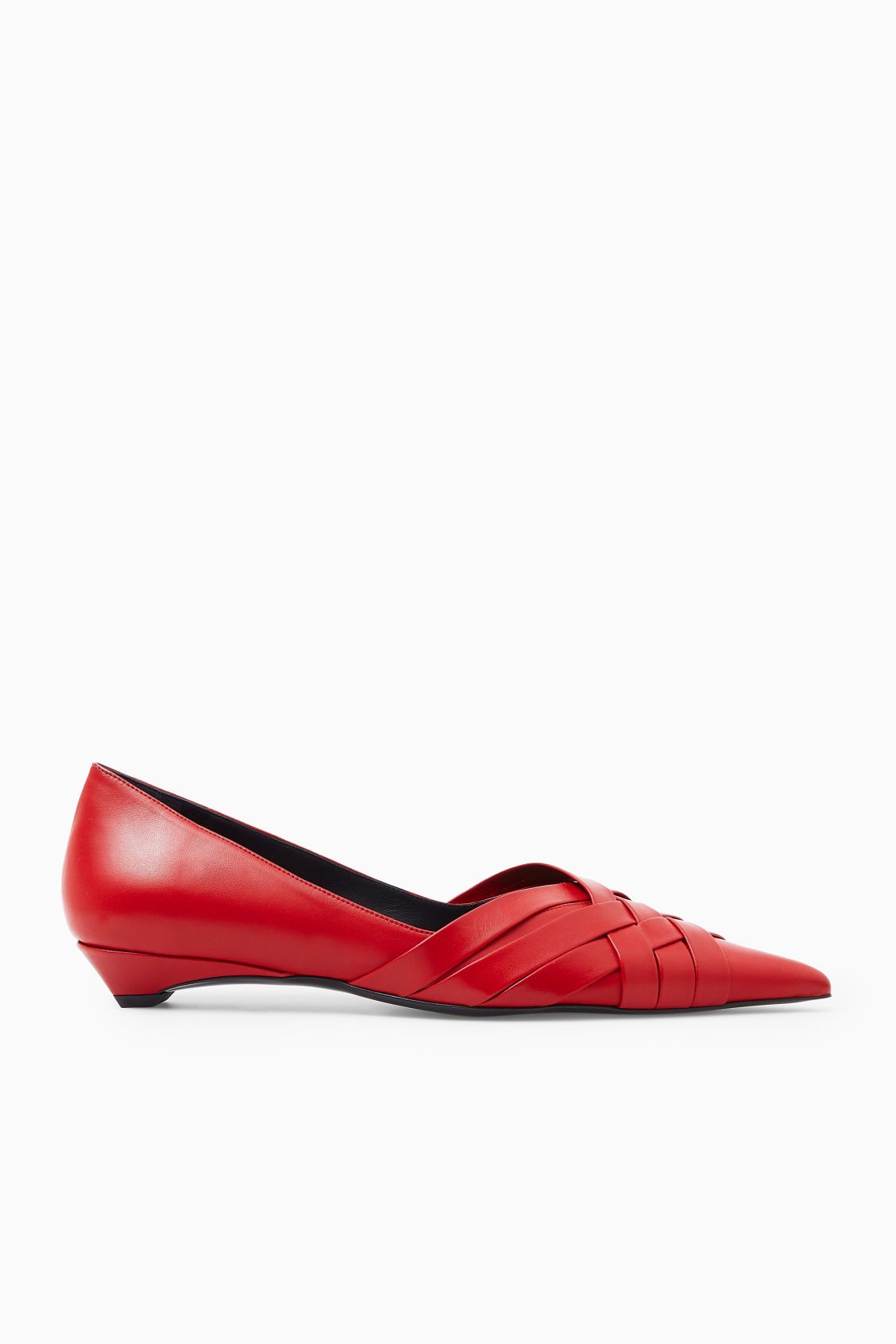 CROSSOVER BALLET FLATS - RED - Shoes - COS | COS (US)