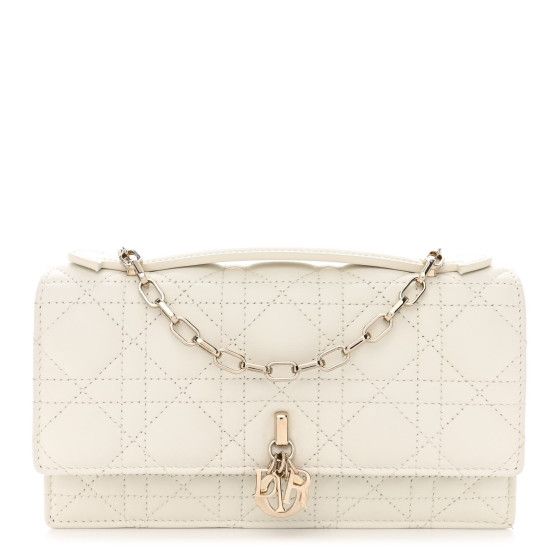 Christian Dior Lambskin Cannage Mini Miss Dior Bag Latte | FASHIONPHILE (US)