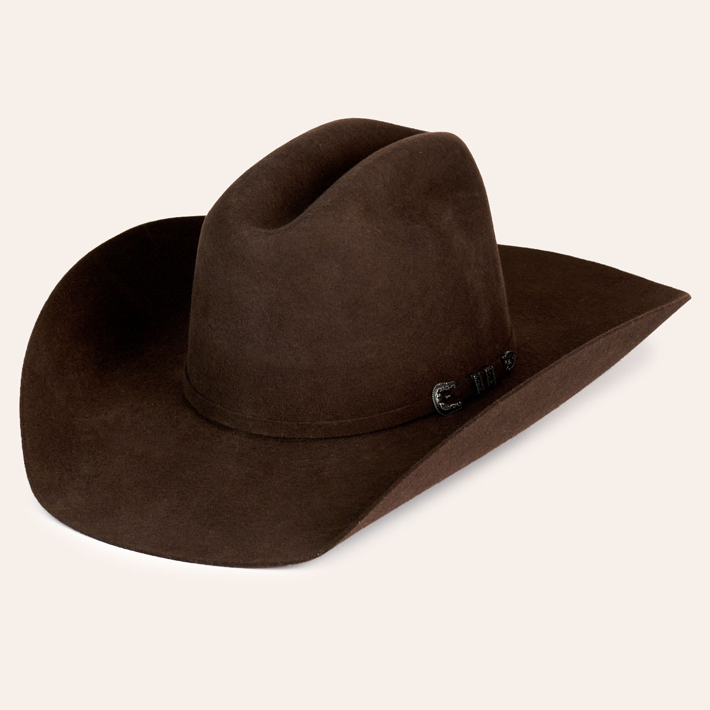 Cavender's Brown 3X Rancher Felt Cowboy Hat - 71/8 | Cavender's