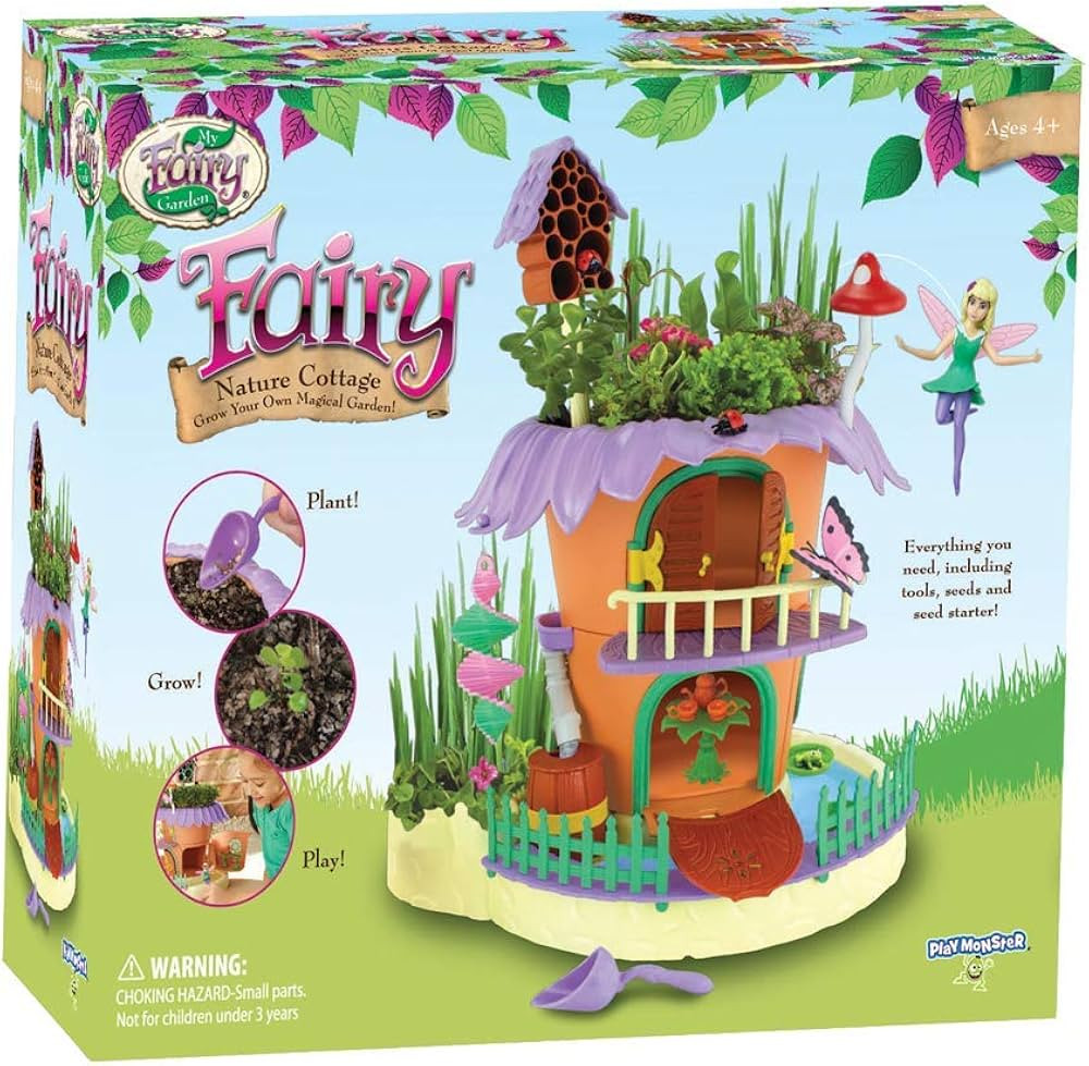 My Fairy Garden — Nature Cottage Toy Figurine and Plant Kit — Grow Your Own Magical Garden wi... | Amazon (US)