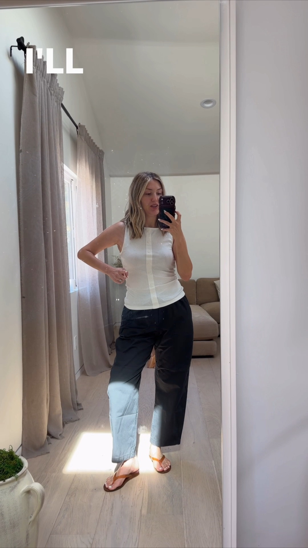 If it’s one pair of pants I’ve made you buy, let it be these!!! The perfect everyday comfortable pants!!! I’m ordering more colors for sure. And it’s on major sale! They’re cotton, have pockets, drawstring, and barrel style but nothing overwhelming. 
Wearing M, regular length 

Top is amazing too! Wearing small. 

Jelly Sandals, TTS OR SIZE UP if in between sizes 

Everyday outfit 
Errands outfit 
Play date outfit 
Mom on the go outfit
Fourth of July sale

#LTKootd #LTKvlog #LTKSaleAlert