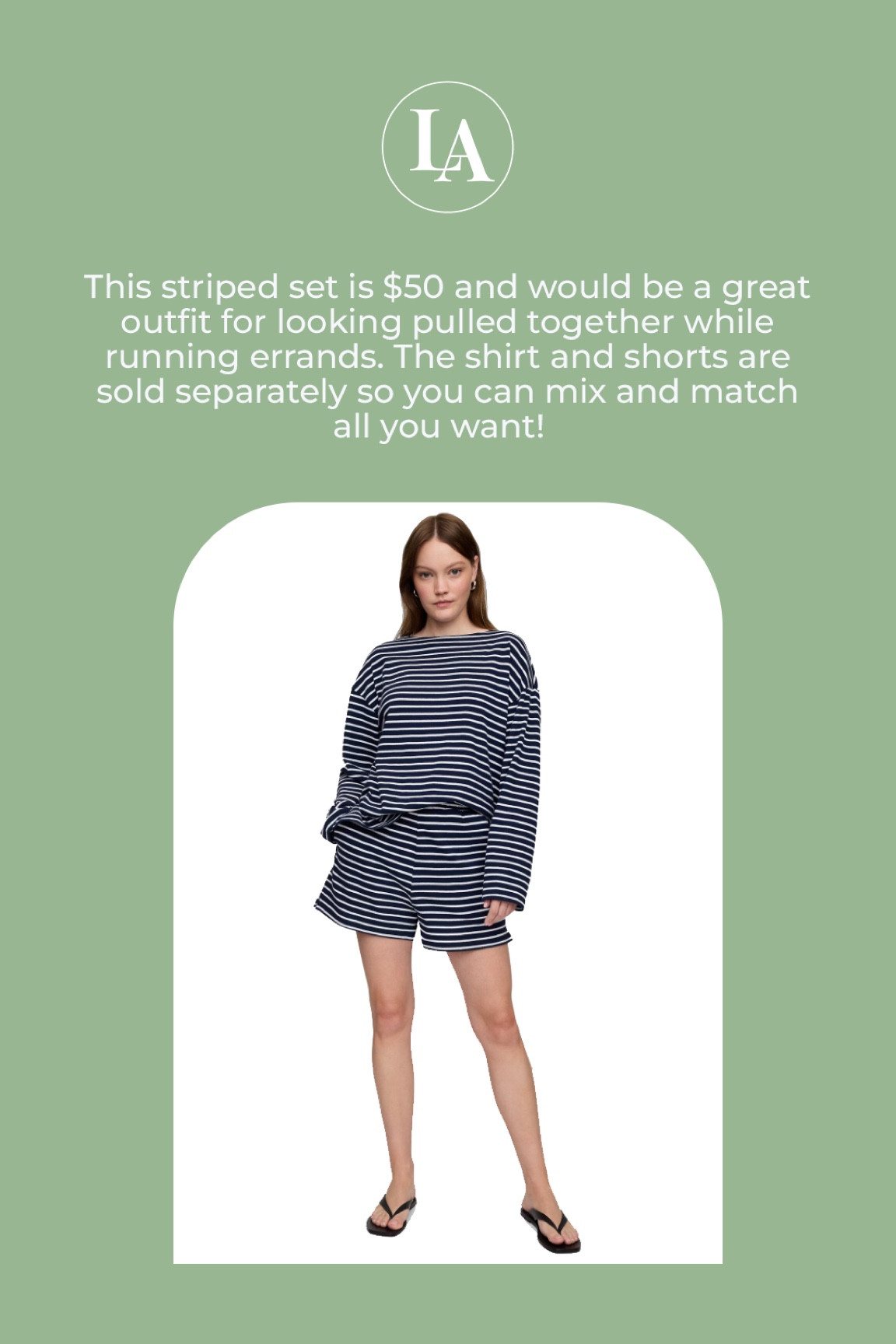 Gap striped matching set 

#LTKStyleTip #LTKSeasonal #LTKFindsUnder50