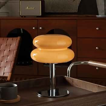 Mushroom Lamp Table Lamp for Night Stands,Mid Century Modern Desk Lamps for Bedroom, Vintage Dimm... | Amazon (US)