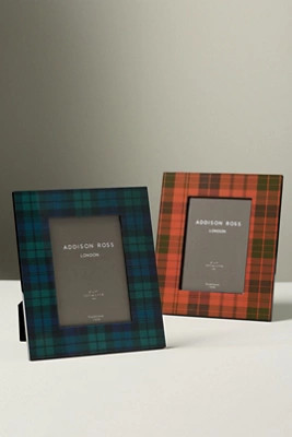 Addison Ross Tartan Lacquer Picture Frame | Anthropologie (US)