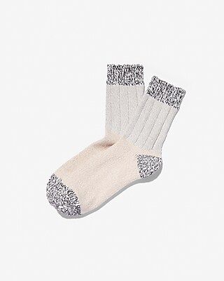Color Block Marled Bootie Socks | Express