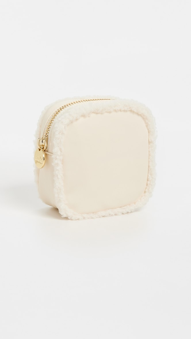 Nylon/Sherpa Mini Pouch | Shopbop