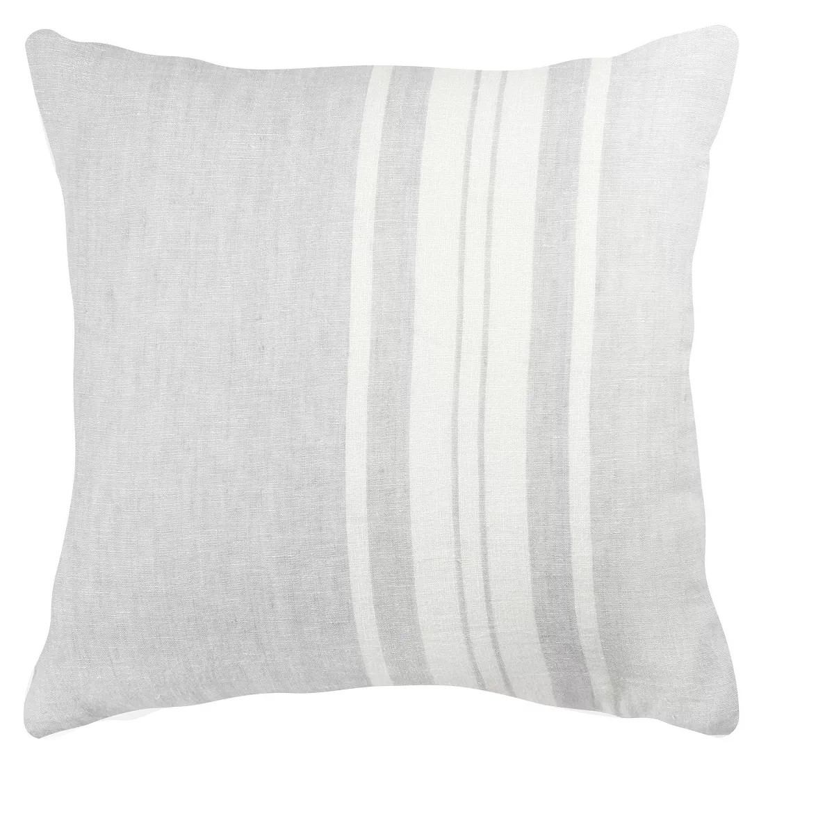 Light Grey Bold Stripes So Soft Linen Pillow 20x20 Pillow Cover Only | Target