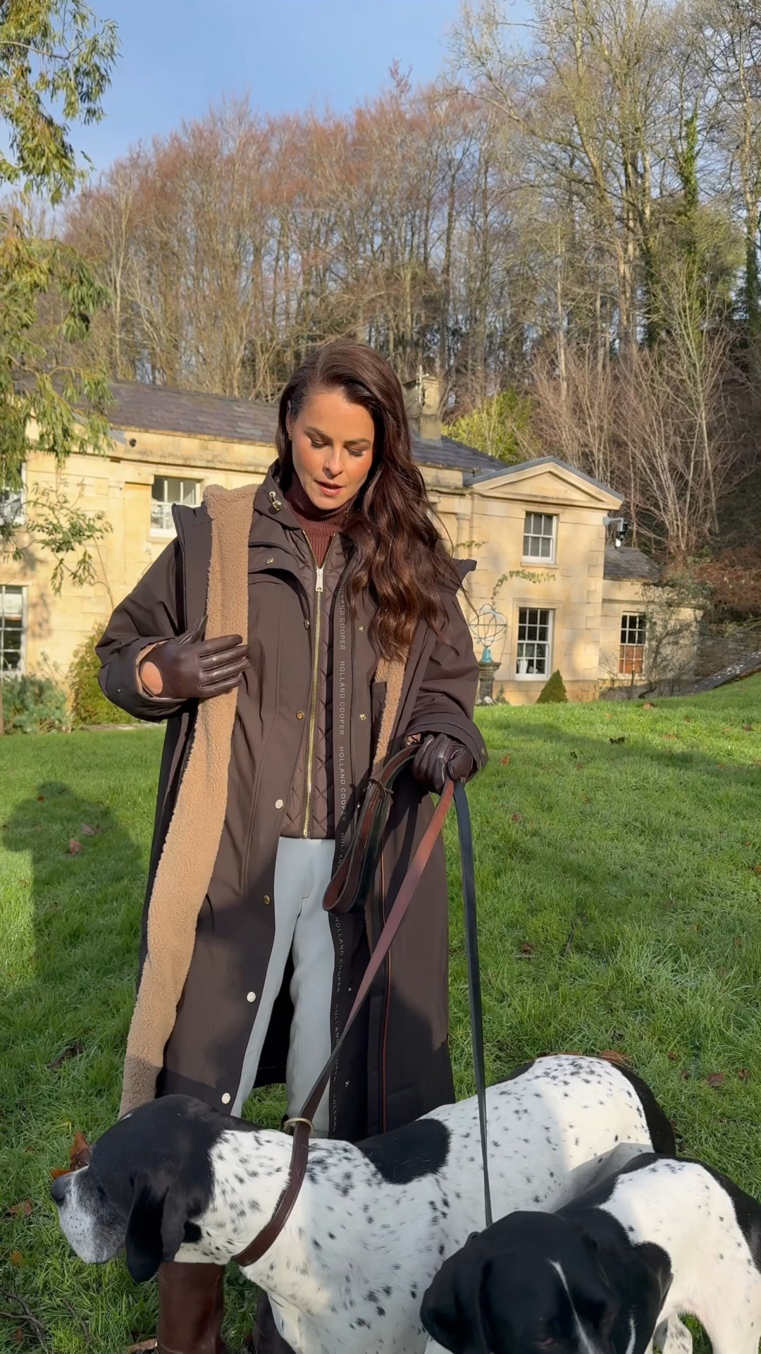 A classic country look for the day - layering my two fsvrohites waterproof coats x