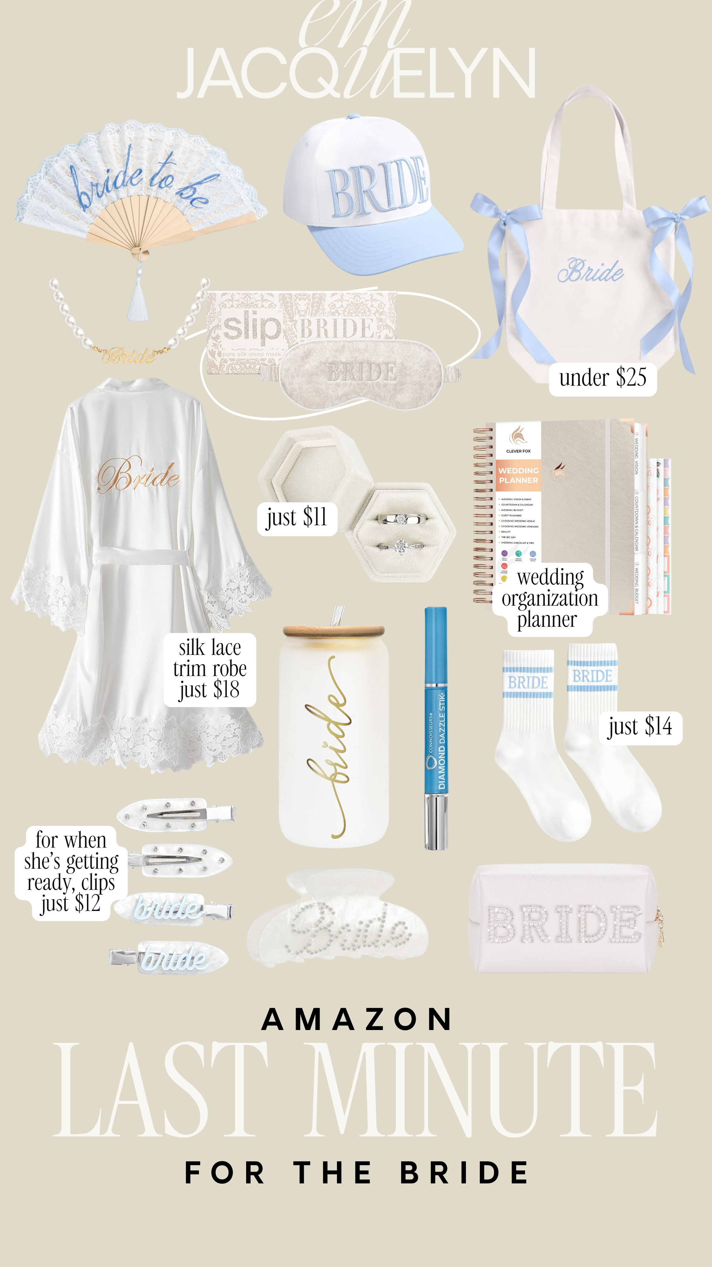 Last minute for the bride gift guide! So many great gift options all will arrive on time!

amazon, last minute, for the bride, gift guide 

 #LTKGiftGuide #LTKHoliday #LTKFindsUnder50