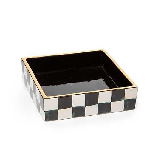 Courtly Check Cocktail Napkin Holder | MacKenzie-Childs