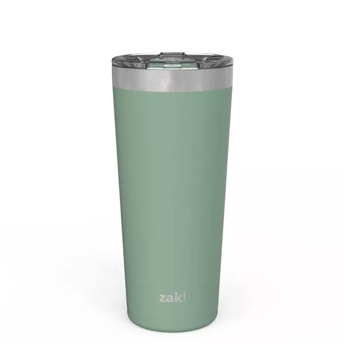 Zak! Designs 20oz Double Wall Stainless Steel Latah Tumbler with Contour Lid | Target