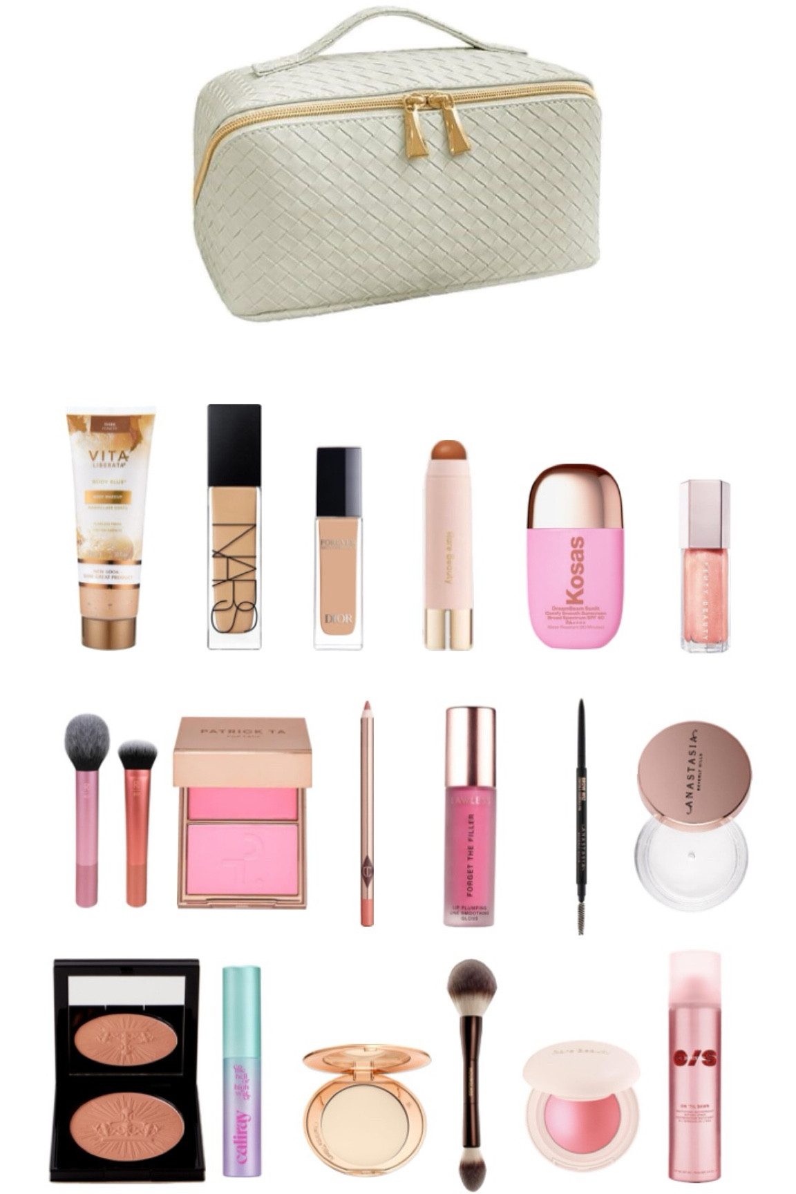 Make-up bag essentials 

#LTKBeauty #LTKWedding #LTKTravel