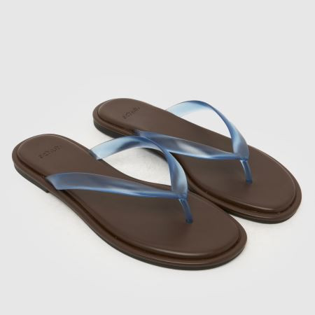 Womens Pale Blue schuh Truffle Toe Post Sandals | schuh | Schuh