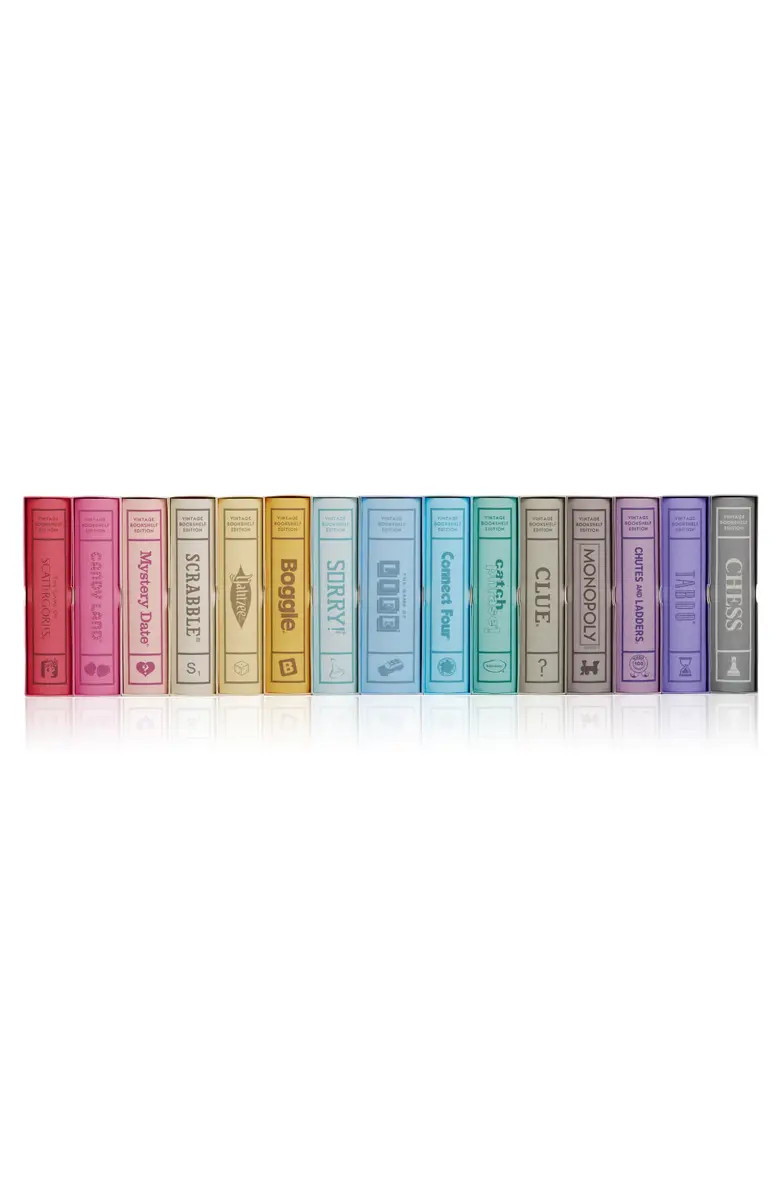 WS Game Company 15-Pack Vintage Bookshelf Board Game Assortment | Nordstrom | Nordstrom