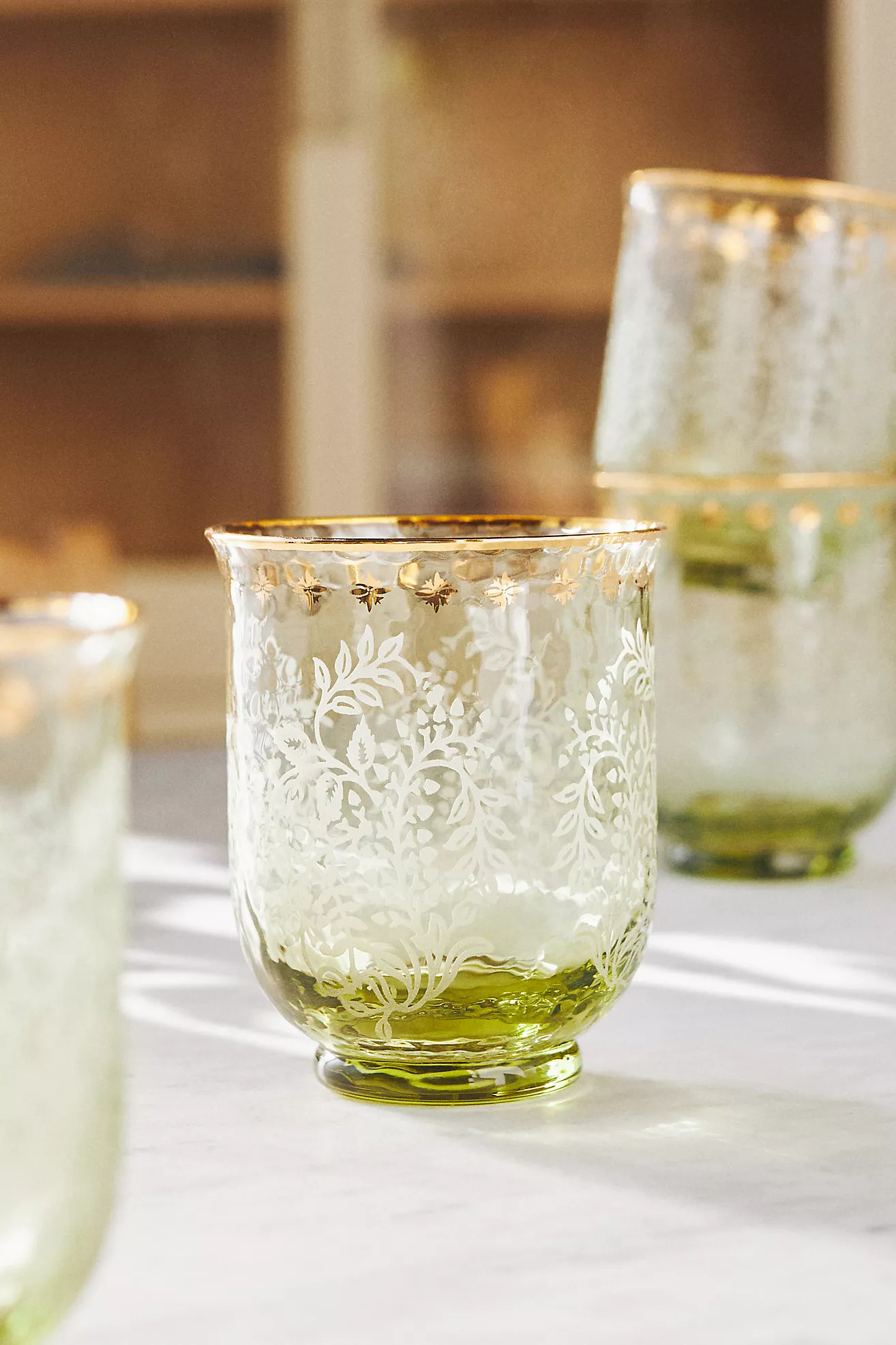 Sinna Stemless Wine Glasses, Set of 4 | Anthropologie (US)