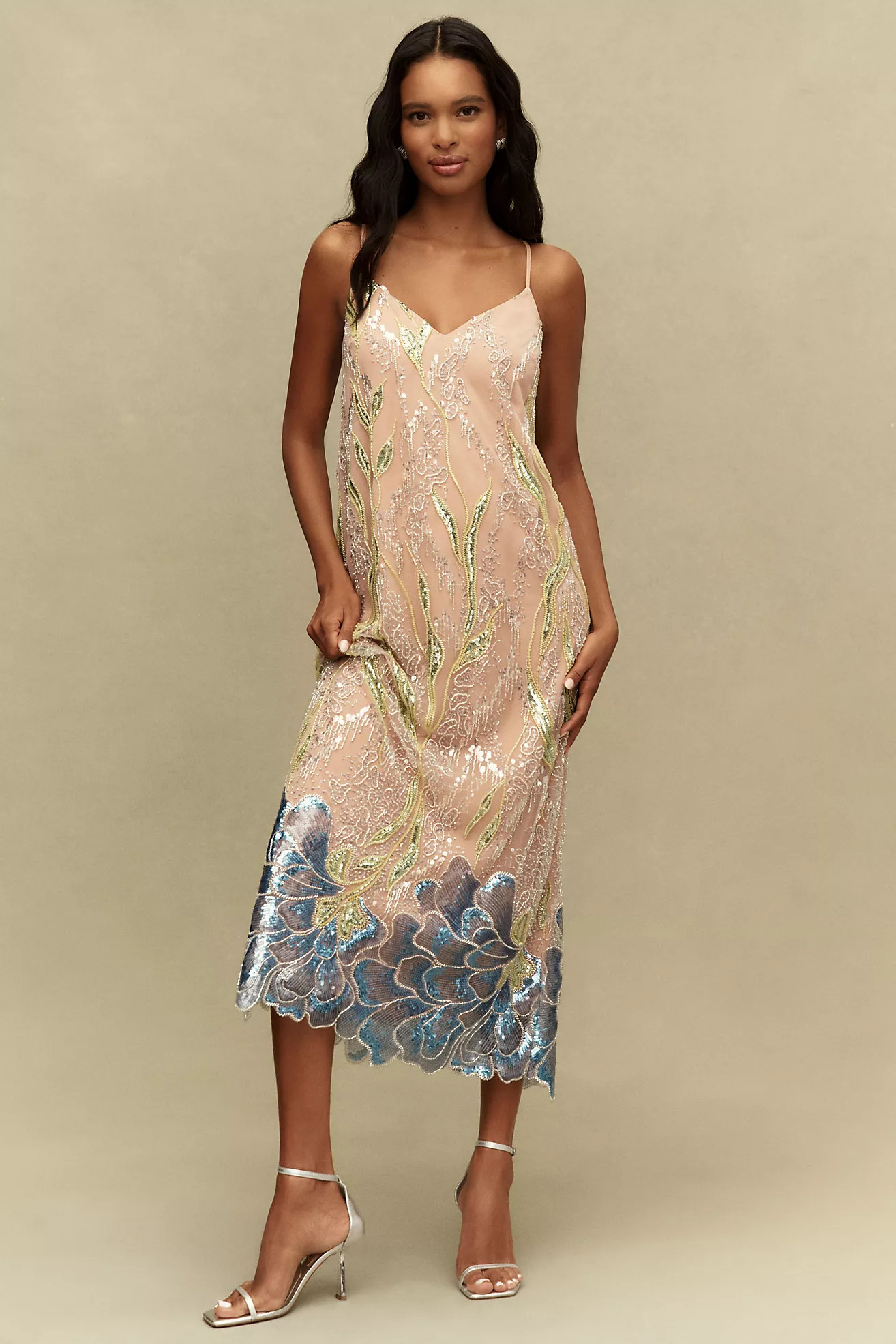 Helsi Margarita Beaded Maxi Dress | Anthropologie (US)