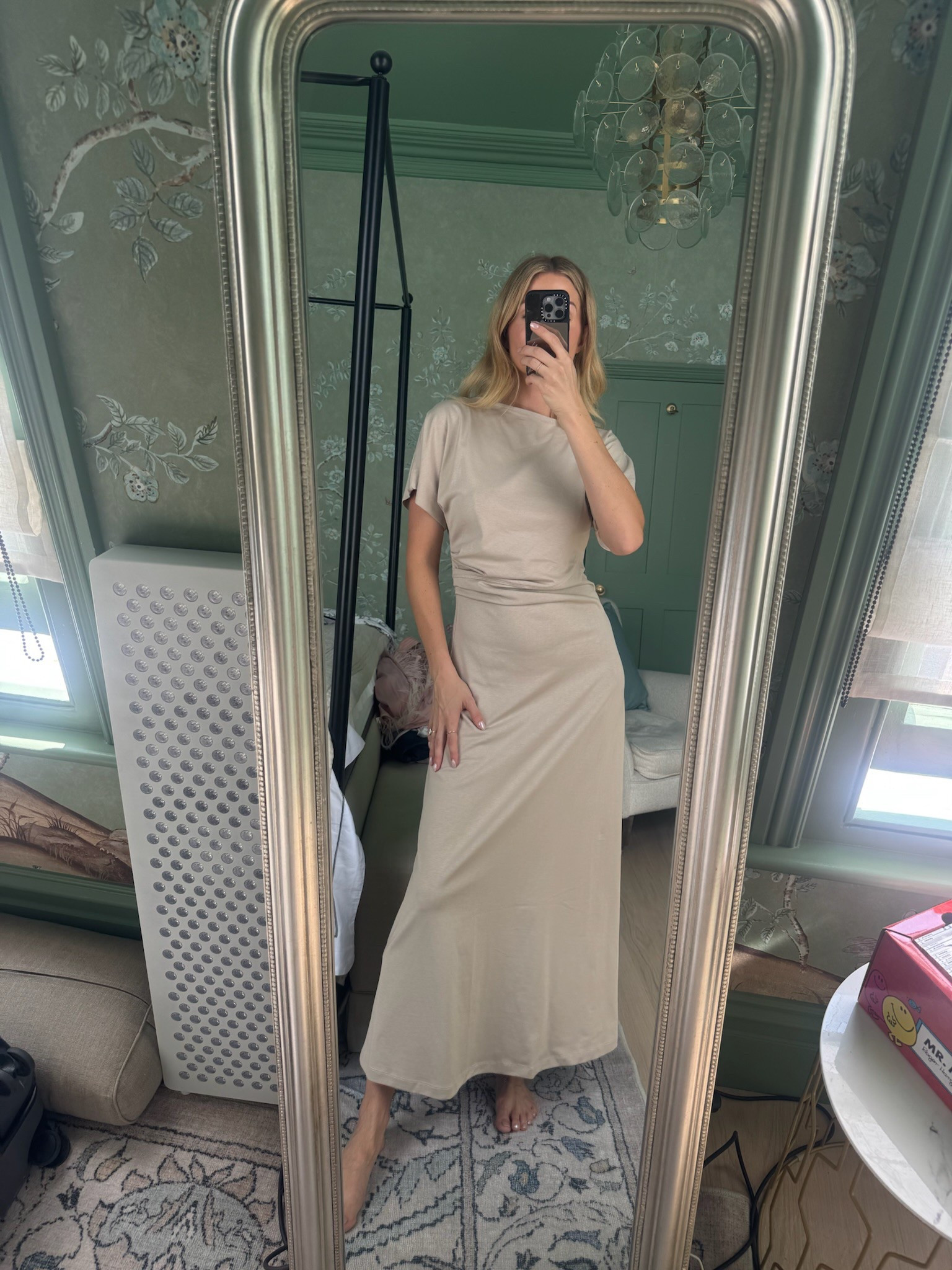 Neutral, Nude, Beige, Brown Midi Dress, Travel Outfit, short sleeve 

#LTKsummer #LTKstyletip #LTKautumn