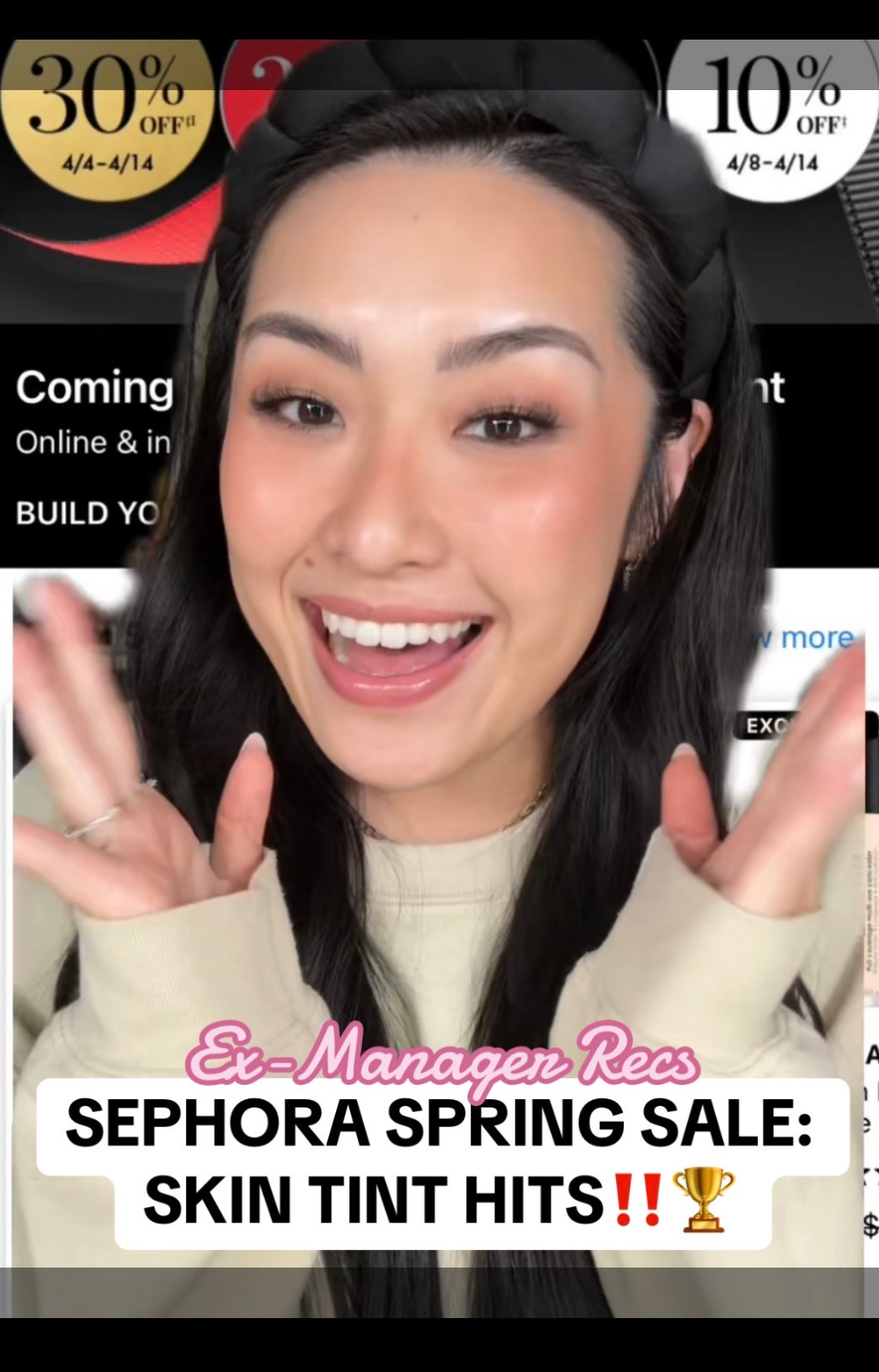 my favorite skin tints and tinted moisturizers for the @sephora sale!!! 
#sephora #spring #savings #makeup #beauty #sale #tintedmoisturizer #skintint

#LTKBeauty #LTKSaleAlert