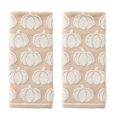 SKL Home 2pk Pumpkin Hand Towels Tan | Target