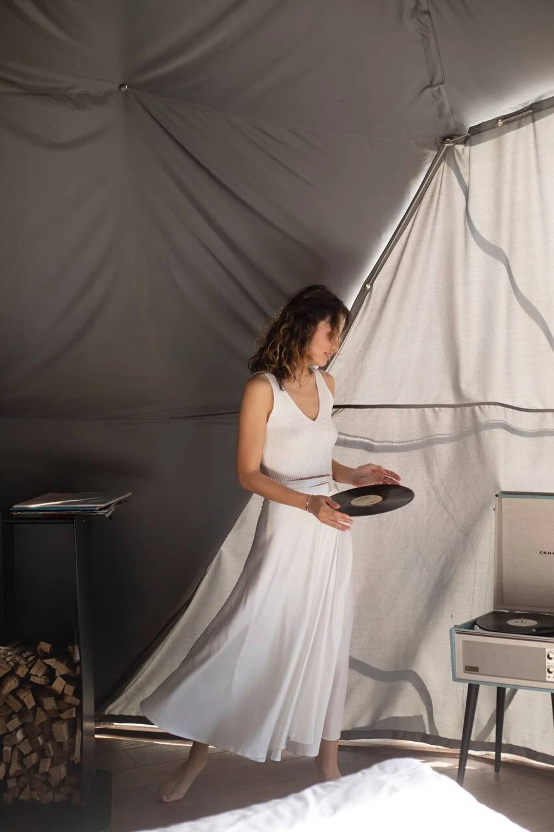 White Long Skirt Silky Skirt Casual White Skirt Chic Outfit Old Money Clothing Satin Skirt Flared... | Etsy (US)