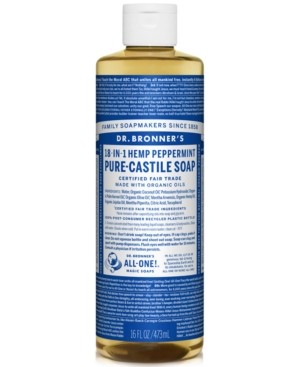 Dr. Bronner's Pure-Castile Liquid Soap - Peppermint | Macys (US)