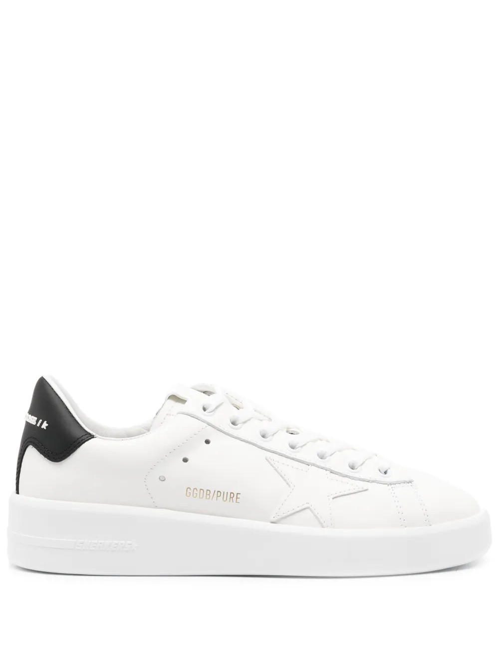 Golden Goose Purestar Leather Sneakers - Farfetch | Farfetch Global