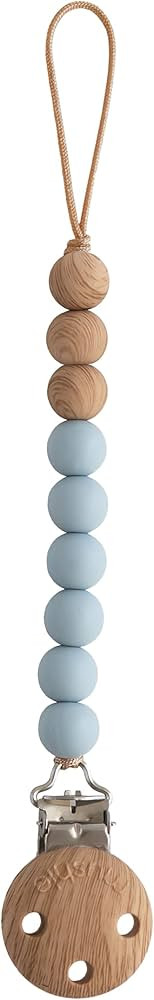 mushie 100% Silicone Baby Pacifier Clip BPA Free | Eva (Cloud) | Amazon (US)