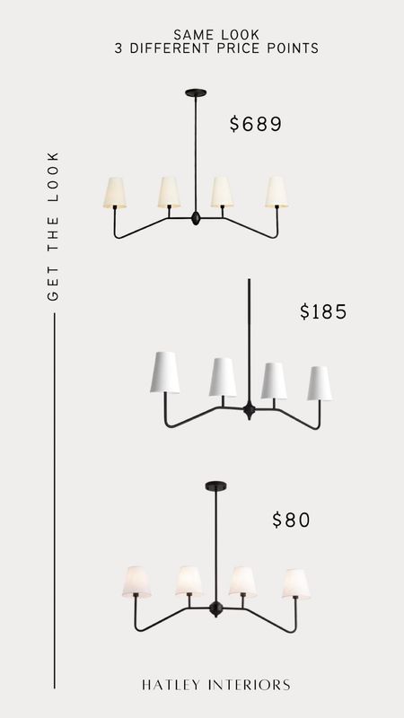 Rejuvenation linear pendant light dupes! 
Look for less
Designer dupes

Linear shaded chandelier, linear pendant, dining room pendant, dining room chandelier, dining room light 

#LTKFind #LTKhome #LTKunder100