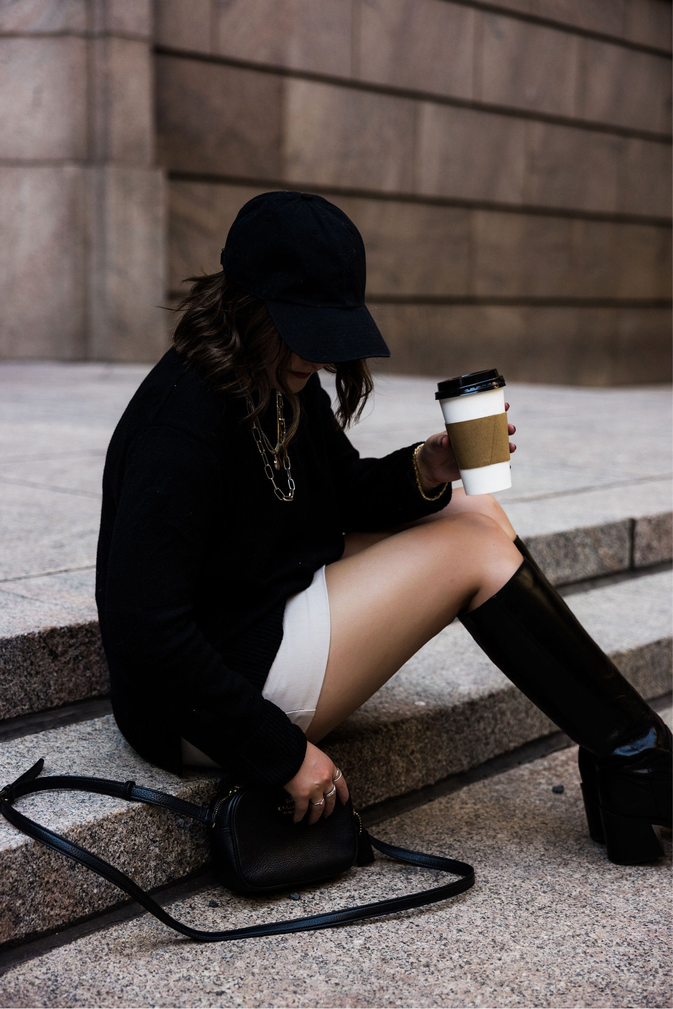 Sweaters + skirts + hats 🖤🤍

Everything runs true to size. 

#LTKStyleTip