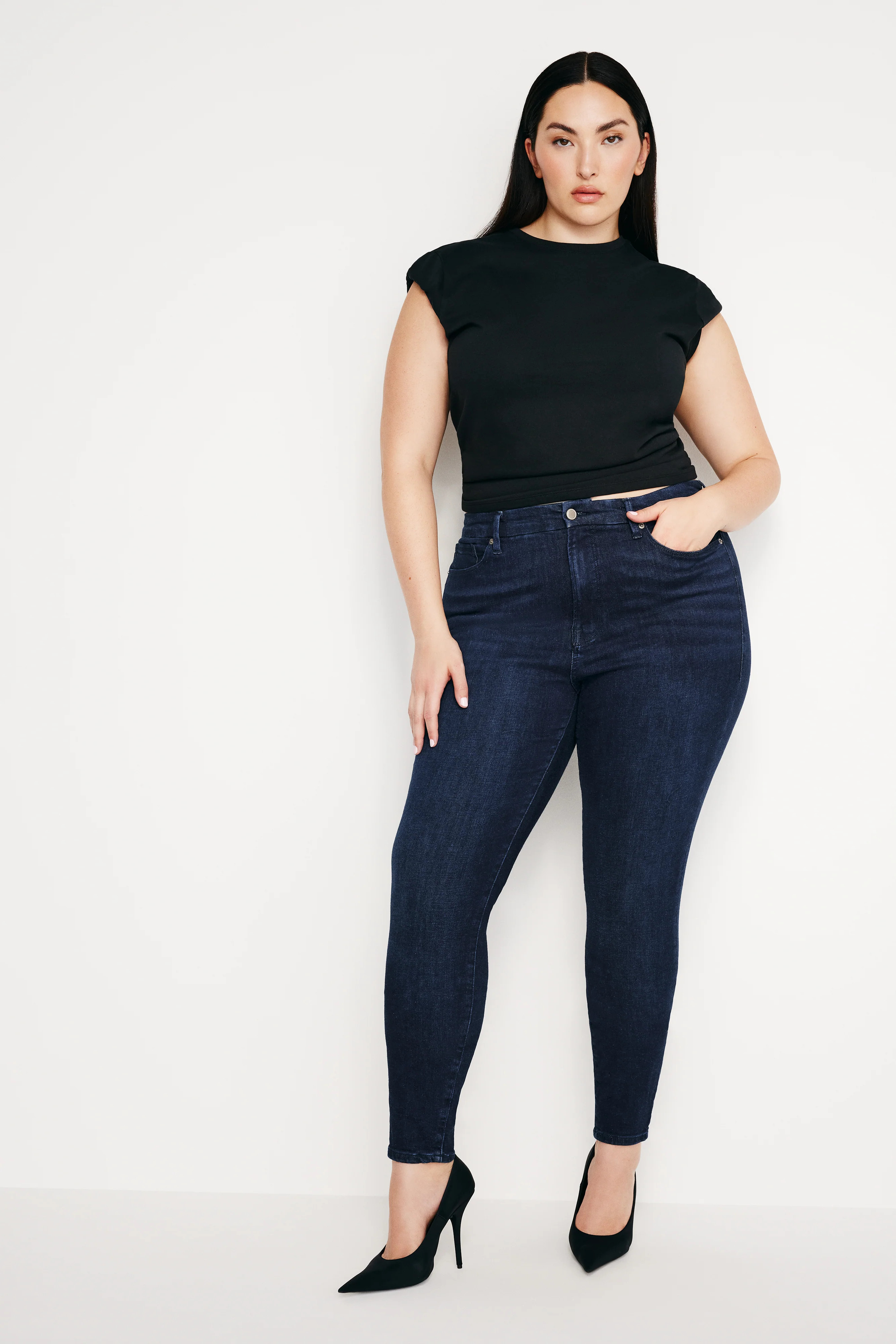 GOOD LEGS SKINNY JEANS | Good American