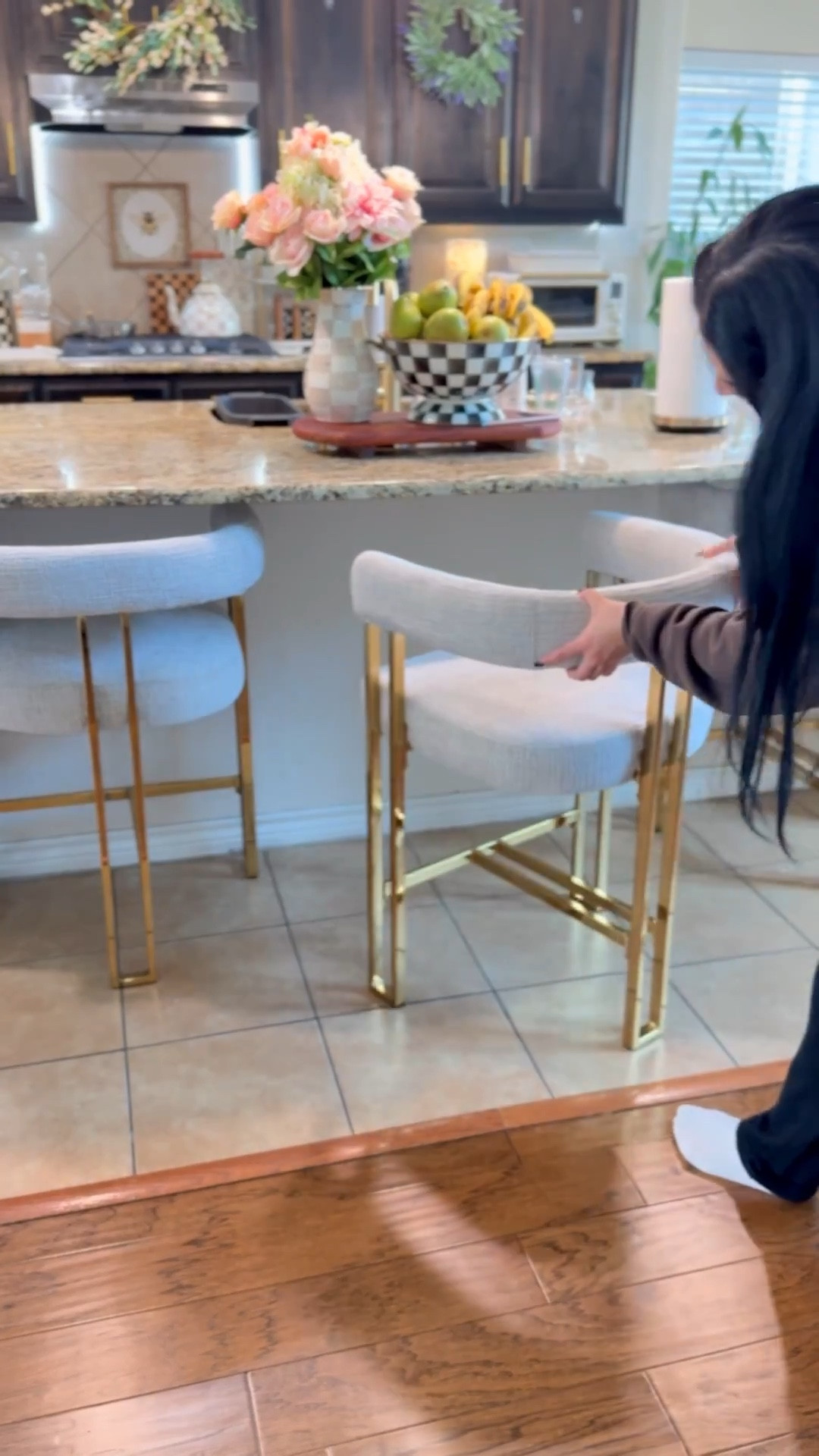 Dollie Set of 3 Upholstered Gold Chenille Counter Stool

#LTKSeasonal #LTKSaleAlert #LTKHome