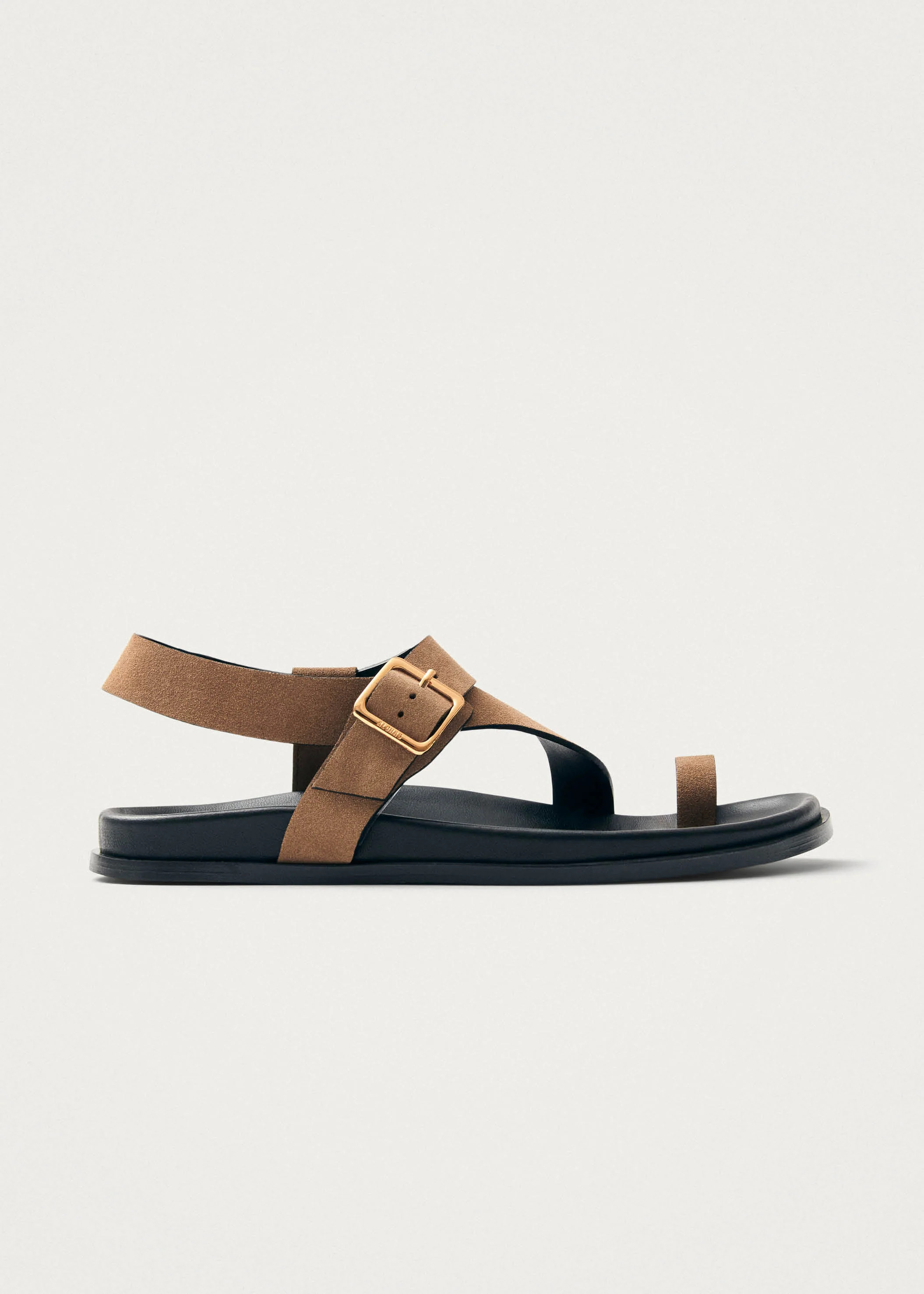 Siren Suede Tan Leather Sandals | Alohas UK