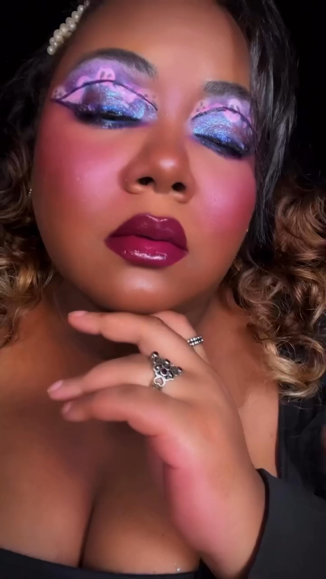 👻Boo Glam👻 (easy Halloween makeup look) gifted*

It is finally spooky season! This ghost makeup is an easy way to be festive without going all out. The purple graphic liner felt like a great way to get into the Halloween spirit! 

A moody deep red and purple lipstick is always a good way to show off your vampy makeup side - perfect for a Halloween makeup look.

👻DETAILS👻
@hudabeauty - faux filter color corrector * (blood orange) ,easy blur primer *
@benefitcosmetics- precisely brow pencil (6)*, 24 hr brow setter*, bad gal mascara*, moone blush *#benefitclubpink #benefitcosmetics 
@patmcgrathreal- divine bronzer (bronze mahogany)
@danessamyricksbeauty-yummy skin serum*, blurring balm powder (universal)*, yummy skin blush (dancing queen), light work 5 eyeshadow 
@rarebeauty-liquid blush (love)*, contour (peaceful)*
@drbrandt - pore refining primer 👻code TALKINTOYA247
@neutrogena-hydro boost setting powder* 
@bobbibrown- skin full cover concealer (almond)*
@Rmsbeauty - concealer *
@Lancômeofficial- concealer (415), flutter lash mascara* 
@Milkmakeup - hydro grip refreshing setting spray, hydro grip gel tint (12)
@glowrecipe- watermelon niacinamide hue drops*
@milanicosmetics- cheek kiss (mocha moment)*
@jasonwubeauty- wu blush (lilac) 👻code TALKINTOYA247 

#halloweenmakeuplook #halloweenmakeupideas #easyhalloweenmakeup #easymakeuptutorial #fallmakeuplook #31daysofmehronhalloween #halloweencostumeideas #purpleeyeshadow #halloweenglam #beautycontentcreator #nycinfluencer #ugccontentcreator #makeupmusthaves #beautymusthaves #graphicliner #crazymakeup

#LTKFindsUnder100 #LTKBeauty #LTKFindsUnder50