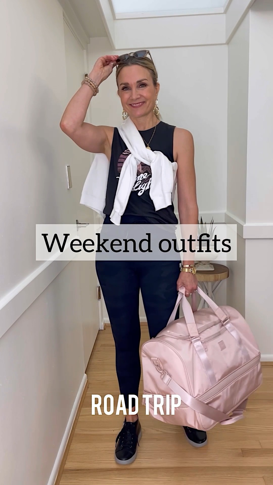 Headed to my mom’s for a weekend of celebrations!💗 What I’m packing for a bridal shower, a 70th (!) wedding anniversary party, a shopping day with my mom, and the car ride to and fro!🧳
🚙 Road trip: the BEST leggings—love the drawstring waist! My favorite weekend duffel and the comfiest casual sneakers. 
💍 Bridal shower: a splurge but worth it! The fit on this jumpsuit is incredible & it looks amazing dressy or casual! Comes in other cool colors!
🥂Anniversary party: the side ruching gives this slip dress the most flattering shape! The floral is sold out, but still available in gorgeous solid colors!
🛍 Shopping day: Haven’t met a collared sweater I didn’t like! An easy, neutral sweater that goes with everything! Styled with my current favorite cargo pants!
Shop the looks by following “lastseenwearing” on the @shop.LTK app OR click on link in bio to shop on our lastseenwearing.com website!❤️

Vuori, calpak, jumpsuit, Paige, lulus, fall dress, fall outfit, fall sweater, blazer, wedding guest dress 

#LTKunder100 #LTKstyletip #LTKwedding