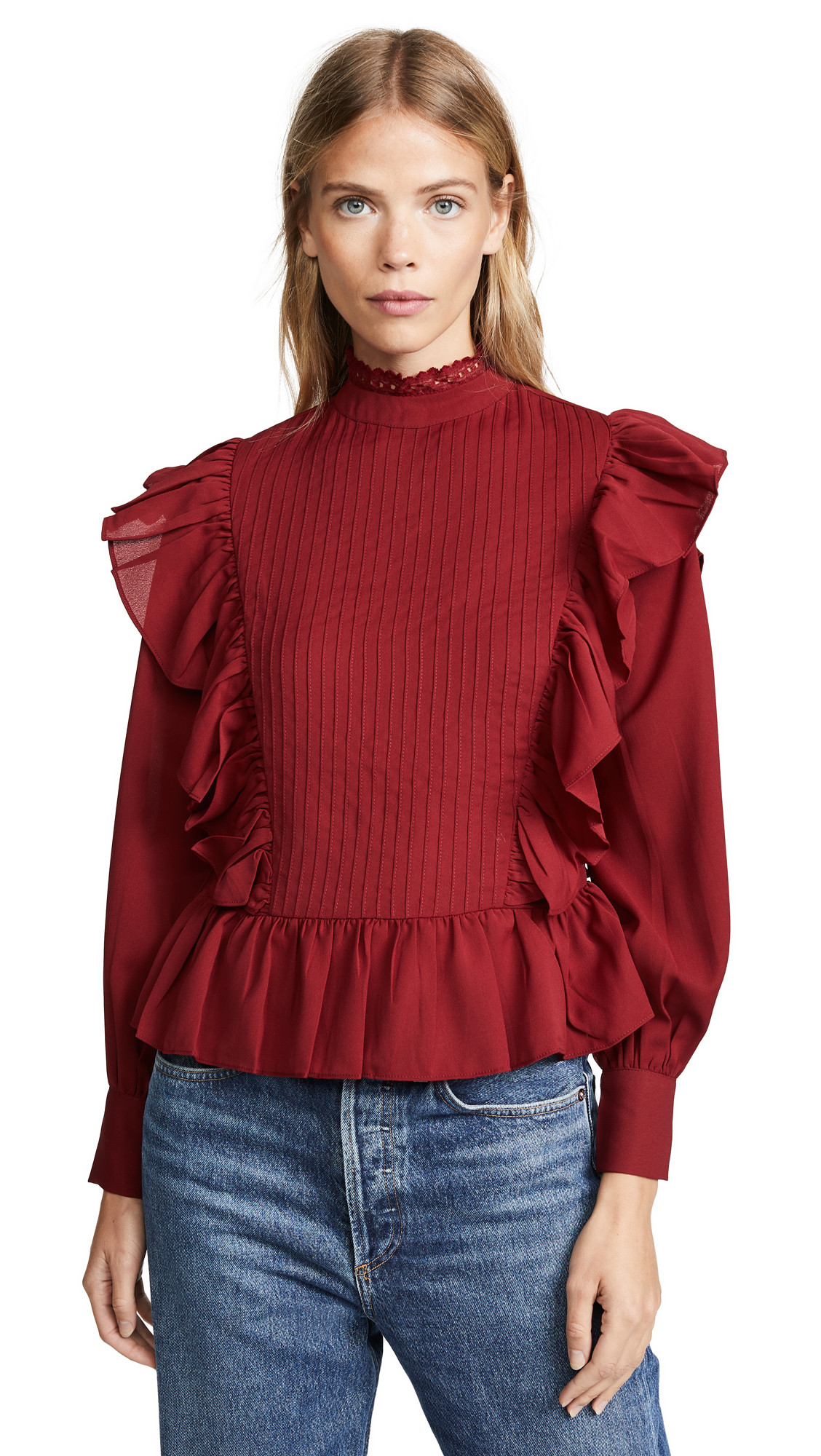 Valencia & Vine Romantic Ruffle Blouse | Shopbop